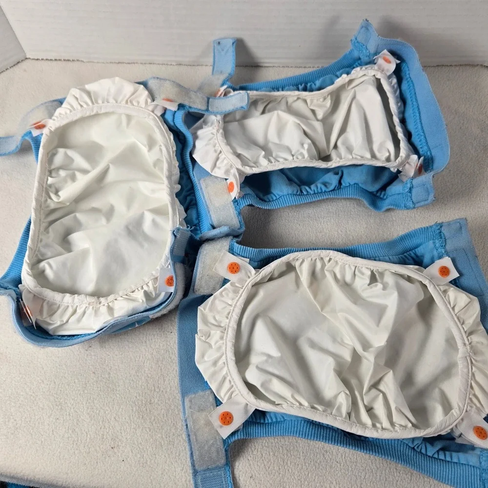 Gebo Baby‎ Cloth Diaper Covers Reusable Small Christmas Holiday Print 3 Pack